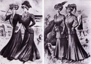 Women's suits 1900s